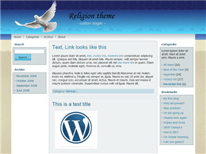 religion wordpress theme